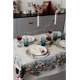 Скатерть с велюром Прованс Снежная зима 135х180 см Разноцветный (9309)