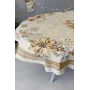 Скатерть новогодняя овальная Прованс Золотой праздник 135х240 см Разноцветный