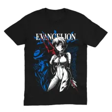 Футболка Bioworld Rei Evangelion MRZ v378 XXL Чорний (26349)