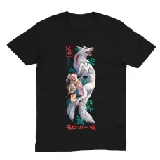 Футболка Bioworld Princess Mononoke Ghibli MRZ v375 M Чорний (26320)