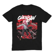 Футболка Bioworld Chainsaw Man MRZ v354 XL Чорний (26193)