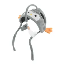 Іграшка-шапочка No Brand DT-569 Gray Penguin для котів Іграшка-шапочка No Brand DT-569 Gray Penguin для котів