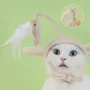 Шапочка-дразнилка No Brand DT-569 Pink Rabbit для котов