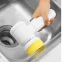 Щетка для уборки акумуляторная ANbeauty с 3 сменными насадками Белый (AN0103475)