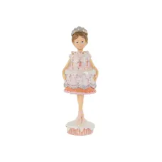 Інтер'єрна фігурка Girl cake 17 см Lefard Різнокольоровий AL230409