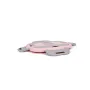 Ланч-бокс Noveen LB755 Glamour 230х160х105 мм Рожево-сірий