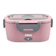 Ланч-бокс Noveen LB755 Glamour 230х160х105 мм Розово-серый