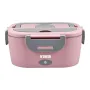 Ланч-бокс Noveen LB755 Glamour 230х160х105 мм Рожево-сірий