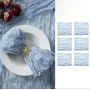 Салфетки сервировочные Leeseph 50х50 см Голубой 6 штук