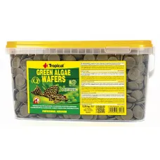 Сухий корм для травоїдних донних риб Tropical Green Algae Wafers таблетки 5 л 2,25 кг (66428) Сухий корм для травоїдних донних риб Tropical Green Algae Wafers таблетки 5 л 2,25 кг (66428)