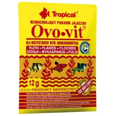 Сухий корм для всіх акваріумних риб Tropical пластівці Ovo-Vit 12 г (74431) Сухий корм для всіх акваріумних риб Tropical пластівці Ovo-Vit 12 г (74431)