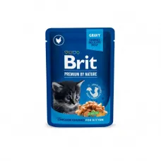 Консервы для котят Brit Premium Cat pouch с курицей 100 г (100274 /506026) Консервы для котят Brit Premium Cat pouch с курицей 100 г (100274 /506026)