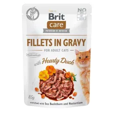 Влажный корм для кошек Brit Care Cat pouch с уткой в желе 85 г (100529/0518)