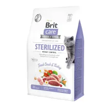 Корм для стерилизованных кошек с лишним весом Brit Care Sterilized Weight Control с уткой и индейкой 400 г (171295/0808) Корм для стерилизованных кошек с лишним весом Brit Care Sterilized Weight Control с уткой и индейкой 400 г (171295/0808)