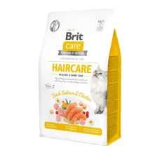 Корм для кошек с длинной шерстью Brit Care Haircare Healthy & Shiny Coat с курицей и лососем 400 г (171307/0891) Корм для кошек с длинной шерстью Brit Care Haircare Healthy & Shiny Coat с курицей и лососем 400 г (171307/0891)