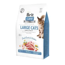Корм для кошек крупных пород Brit Care Large Cats Power & Vitality с курицей и уткой 400 г (171311/0921) Корм для кошек крупных пород Brit Care Large Cats Power & Vitality с курицей и уткой 400 г (171311/0921)
