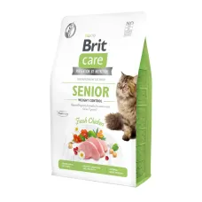 Корм для кошек с лишнем весом Brit Care Senior Weight Control с курицей 400 г (171315/0952) Корм для кошек с лишнем весом Brit Care Senior Weight Control с курицей 400 г (171315/0952)