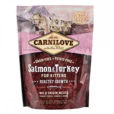 Корм для кошенят Carnilove Kitten Salmon & Turkey з лососем та індичкою 400 г (170190/2232) Корм для кошенят Carnilove Kitten Salmon & Turkey з лососем та індичкою 400 г (170190/2232)