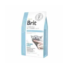 Корм для снижение веса кошки Brit Veterinary Diet Obesity с курицей 2 кг (170966/528479) Корм для снижение веса кошки Brit Veterinary Diet Obesity с курицей 2 кг (170966/528479)