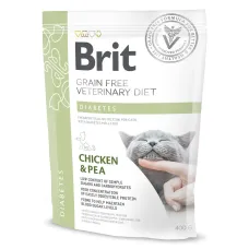 Корм для кошек при сахарном диабете Brit Veterinary Diet Diabetes с курицей 400 г (170970/528530) Корм для кошек при сахарном диабете Brit Veterinary Diet Diabetes с курицей 400 г (170970/528530)