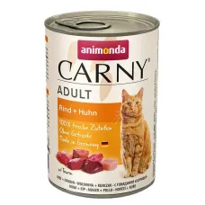 Вологий корм для кішок Animonda Carny Adult Beef Chicken з яловичиною та куркою 400 г (AM-83719) Вологий корм для кішок Animonda Carny Adult Beef Chicken з яловичиною та куркою 400 г (AM-83719)