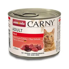 Вологий корм для кішок Animonda Carny Adult Beef з яловичиною 200 г (AM-83707) Вологий корм для кішок Animonda Carny Adult Beef з яловичиною 200 г (AM-83707)