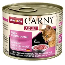 Вологий корм для кішок Animonda Carny Adult Multi Meat Cocktail мультим'ясний коктейль 200 г (AM-83702) Вологий корм для кішок Animonda Carny Adult Multi Meat Cocktail мультим'ясний коктейль 200 г (AM-83702)