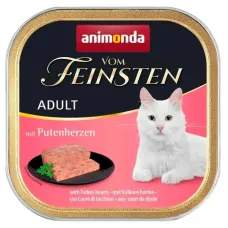 Вологий корм для кішок Animonda Vom Feinsten Adult Turkey hearts з індичими серцями 100 г (AM-83203) Вологий корм для кішок Animonda Vom Feinsten Adult Turkey hearts з індичими серцями 100 г (AM-83203)