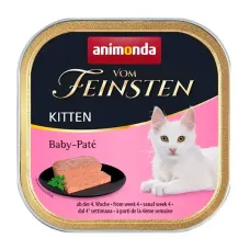 Вологий корм для кошенят Animonda Vom Feinsten Kitten Baby-Paté з птахом 100 г (AM-83207) Вологий корм для кошенят Animonda Vom Feinsten Kitten Baby-Paté з птахом 100 г (AM-83207)
