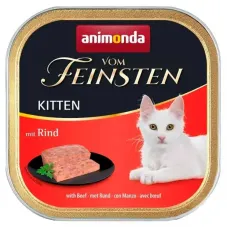 Вологий корм для кошенят Animonda Vom Feinsten Kitten Beef з яловичиною 100 г (AM-83220) Вологий корм для кошенят Animonda Vom Feinsten Kitten Beef з яловичиною 100 г (AM-83220)