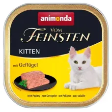 Вологий корм для кошенят Animonda Vom Feinsten Kitten Poultry з птахом 100 г (AM-83221) Вологий корм для кошенят Animonda Vom Feinsten Kitten Poultry з птахом 100 г (AM-83221)