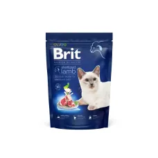 Сухой корм для стелиризированных кошек Brit Premium by Nature Cat Sterilized Lamb с ягненком 800 г (171855)