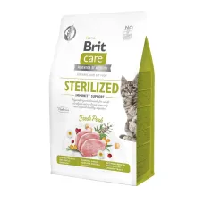 Сухой корм для стерилизованных кошек Brit Care Cat Grain Free Sterilized Immunity Support со свининой 400 г (172544) Сухой корм для стерилизованных кошек Brit Care Cat Grain Free Sterilized Immunity Support со свининой 400 г (172544)