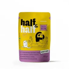 Влажный корм для кошек Half&Half Adult pouch 100 г с кусочками утки в соусе (20918) Влажный корм для кошек Half&Half Adult pouch 100 г с кусочками утки в соусе (20918)