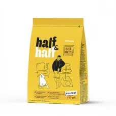 Сухой корм для кошек Half&Half Adult 300 г с говядиной (20956) Сухой корм для кошек Half&Half Adult 300 г с говядиной (20956)