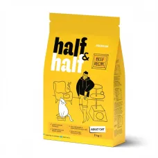 Сухой корм для кошек Half&Half Adult 8 кг с говядиной (20857) Сухой корм для кошек Half&Half Adult 8 кг с говядиной (20857)