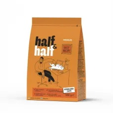 Сухой корм для кошек Half&Half Sterilized 300 г с говядиной (20932) Сухой корм для кошек Half&Half Sterilized 300 г с говядиной (20932)