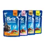 Вологий корм для стерилізованих котів Brit Premium Sterilised pouch асорті з 4 смаків 12 шт 100 г (111834)