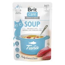 Влажный корм для кошек Brit Care Soup with Tuna суп с тунцом 75 г (101058) Влажный корм для кошек Brit Care Soup with Tuna суп с тунцом 75 г (101058)
