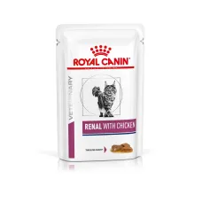 Вологий корм для кішок Royal Canin Renal with chicken при захворюваннях нирок 85 г Вологий корм для кішок Royal Canin Renal with chicken при захворюваннях нирок 85 г