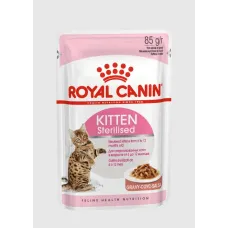 Вологий корм для кошенят Royal Canin Kitten Sterilised Gravy для стерилізованих 85 г Вологий корм для кошенят Royal Canin Kitten Sterilised Gravy для стерилізованих 85 г