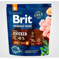 Сухий корм для дорослих собак середніх порід Brit Premium Adult M з куркою 1 кг (170815/6345)