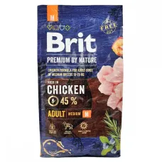 Сухий корм для дорослих собак середніх порід Brit Premium Adult M з куркою 8 кг (170817/6369)