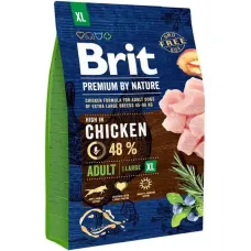 Сухий корм для дорослих собак гігантських порід Brit Premium Adult XL з куркою 15 кг (170833/6529)