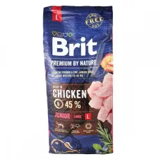 Сухой корм для щенков и молодых собак крупных пород Brit Premium Junior L с курицей 15 кг (170824/6437) Сухой корм для щенков и молодых собак крупных пород Brit Premium Junior L с курицей 15 кг (170824/6437)