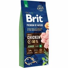 Сухой корм для щенков и молодых собак гигантских пород Brit Premium Junior XL с курицей 15 кг (170831/6505) Сухой корм для щенков и молодых собак гигантских пород Brit Premium Junior XL с курицей 15 кг (170831/6505)