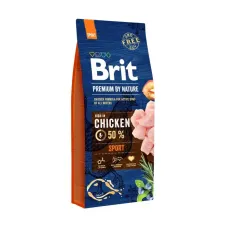 Сухий корм для собак з підвищеними фізичними навантаженнями Brit Premium Sport з куркою 15 кг (170848/6673)