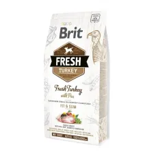 Сухий корм для дорослих собак похилого віку Brit Fresh Turkey & Pea Light Fit & Slim з індичкою 2.5 кг (170996 /0809)