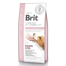 Сухий корм для дорослих собак при харчовій алергії Brit VetDiets Hypoallergenic з лососем 12 кг (170938/8035)