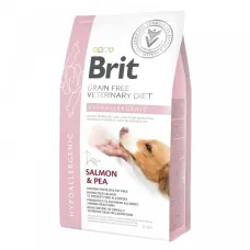 Сухий корм для дорослих собак при харчовій алергії Brit Vet Diets Hypoallergenic з лососем 2 кг (170939/8042)